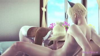 Shingeki no Kyojin Hentai 3D - Annie Hard Sex - Japanese asian manga anime game porn animation